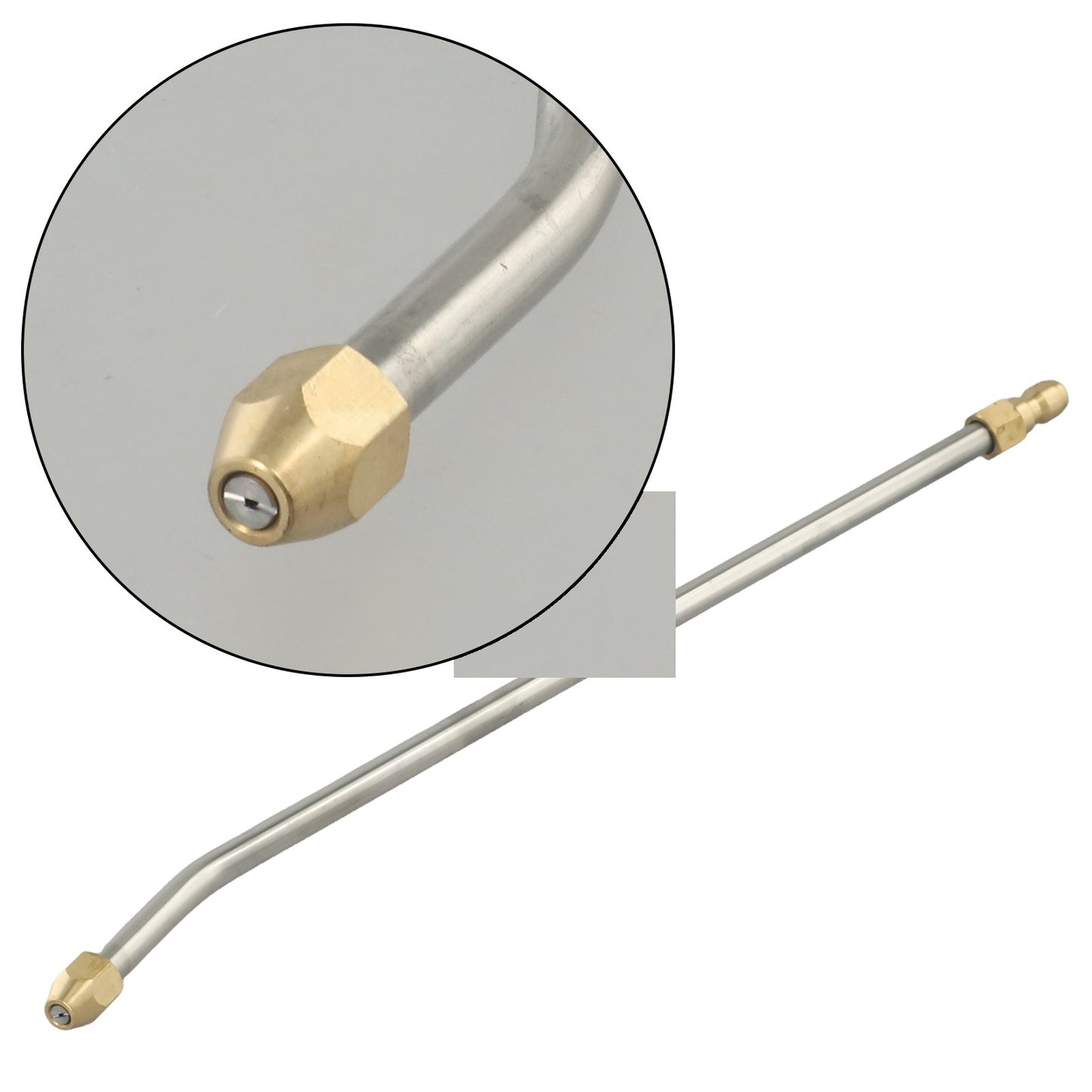Replacement Wash Nozzle Lance Accessory Angled Lance Quick Connect Easy To Use
