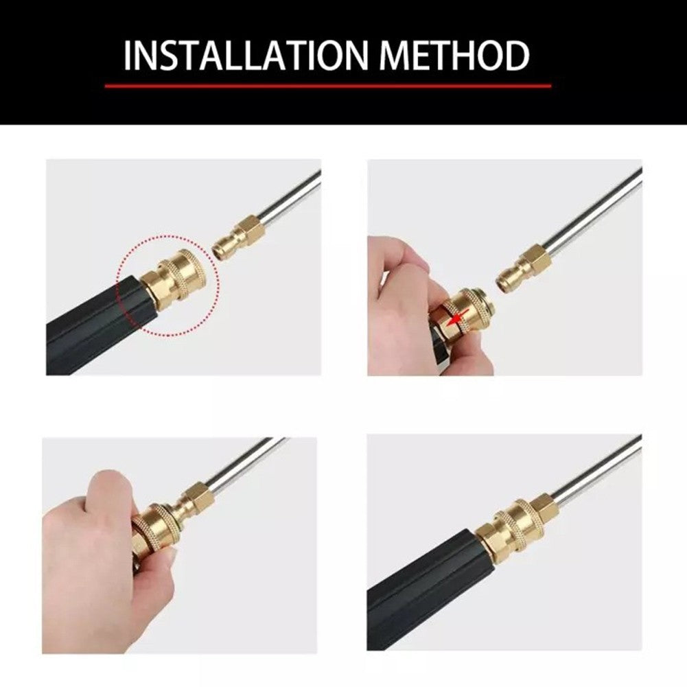 Replacement Wash Nozzle Lance Accessory Angled Lance Quick Connect Easy To Use