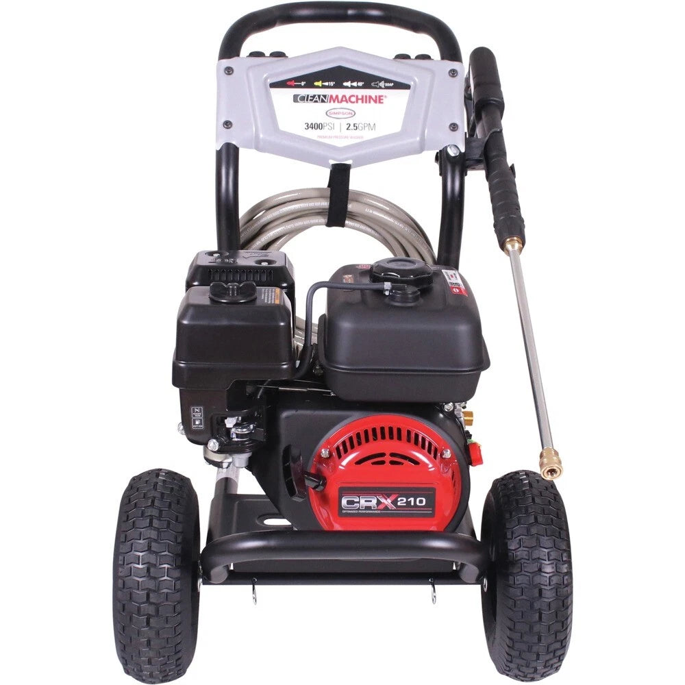 Simpson 61083 Clean Machine 3400 PSI 2.5 GPM Cold Water Gas Pressure Washer New