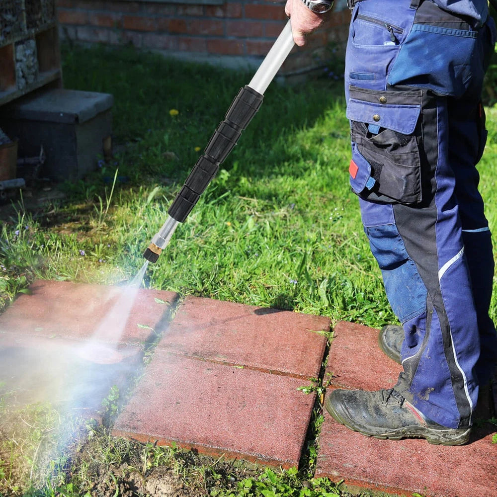18-Foot Commercial-Grade Telescoping Pressure Washer Spray Wand with 5 Nozzles, 4000 PSI