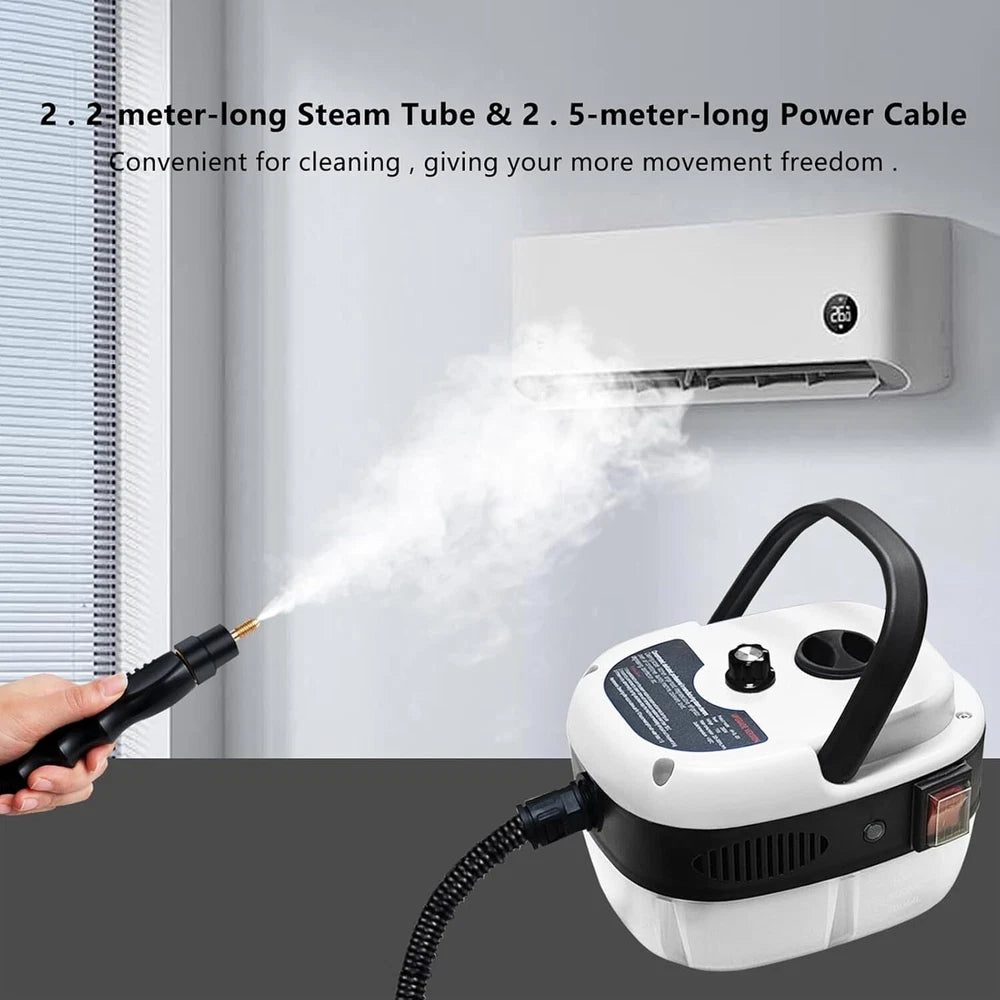 2500W High-Temperature Commercial Steam Vacuum Cleaner and High-Pressure Washer - US Model