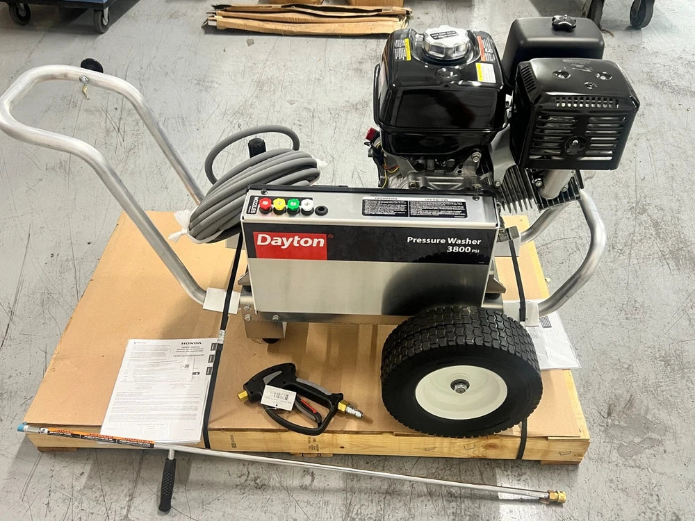 NEW Commercial DAYTON 20KC10 Pressure Washer 3,800 psi Cold 13 HP GBA-3800-0DAH