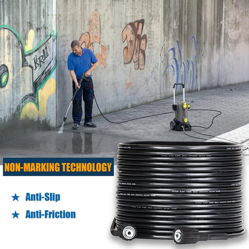 50 FT High Pressure Washer Hose 5800 PSI M22-14MM Power Washer Extension Hose