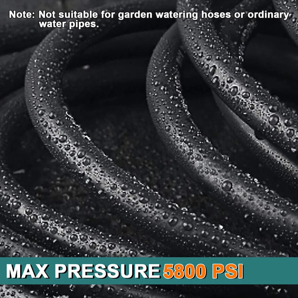 50 FT High Pressure Washer Hose 5800 PSI M22-14MM Power Washer Extension Hose