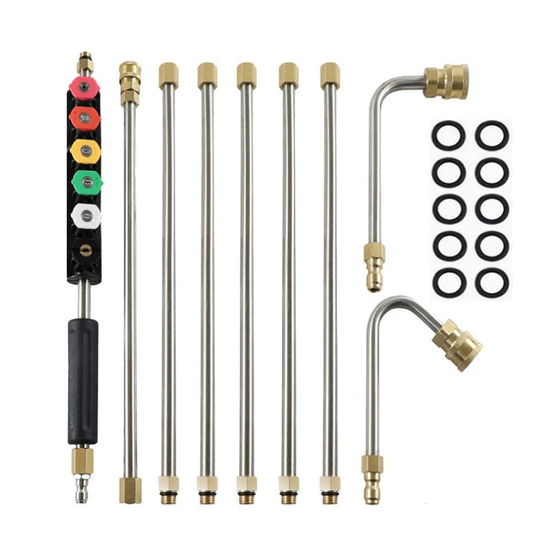 Pressure Washer Extension Wand Set Power Washer Lance Gun Attachment 4000PSI US