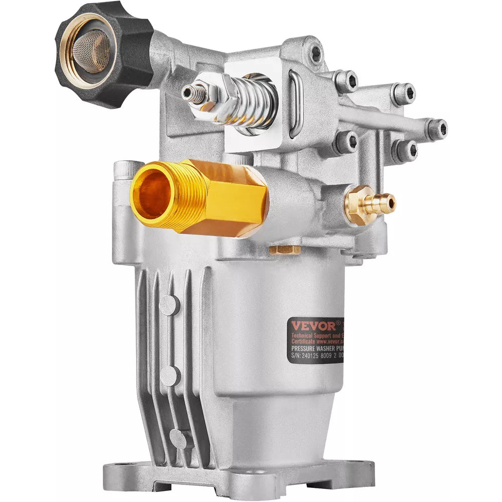 Pressure Washer Pump Power Washer Pump 3/4" Horizontal 3400 PSI 2.5 GPM