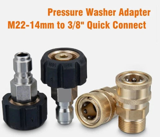 High Pressure Washer Hose 20/25/50/100ft 5800PSI M22 Power Washer Extension Hose