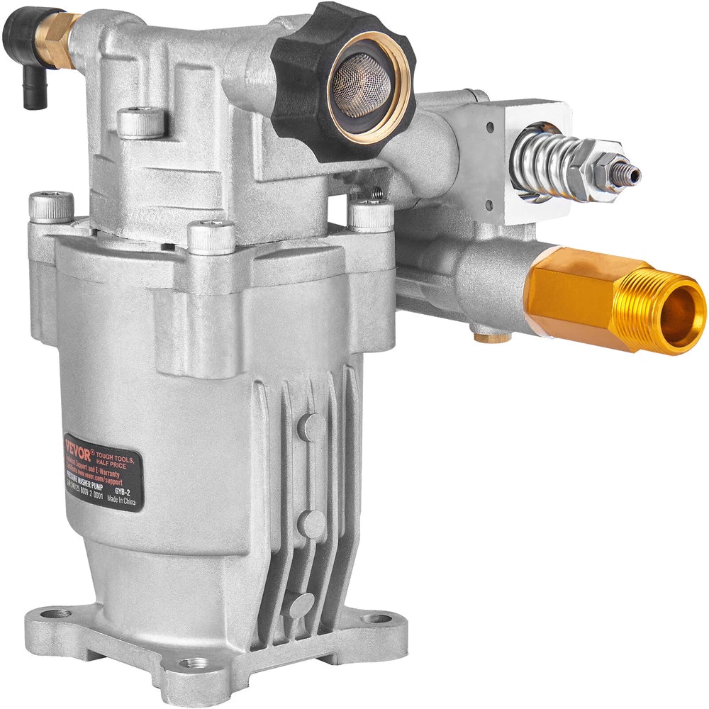 Pressure Washer Pump Power Washer Pump 3/4" Horizontal 3400 PSI 2.5 GPM