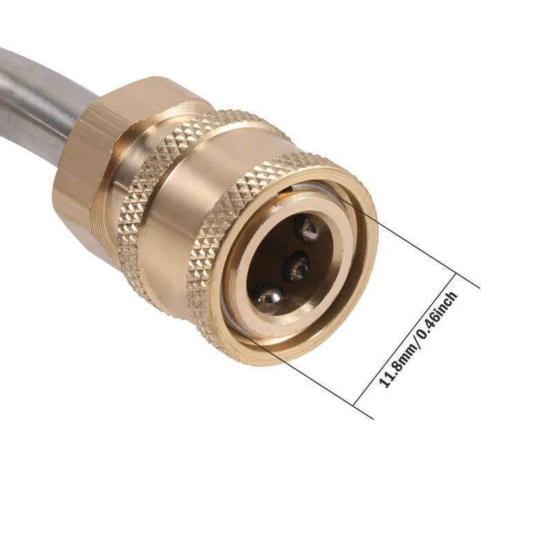 Washer Extension Gutter Rod Cleaner Wand Attachment Accessory High Pressure Rod