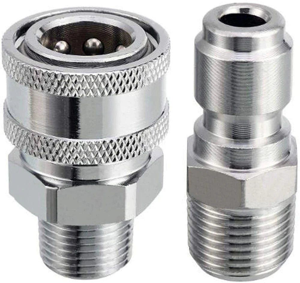 Pressure Washer Adapter Set Coupler Quick Connect Pressure Washer Couple