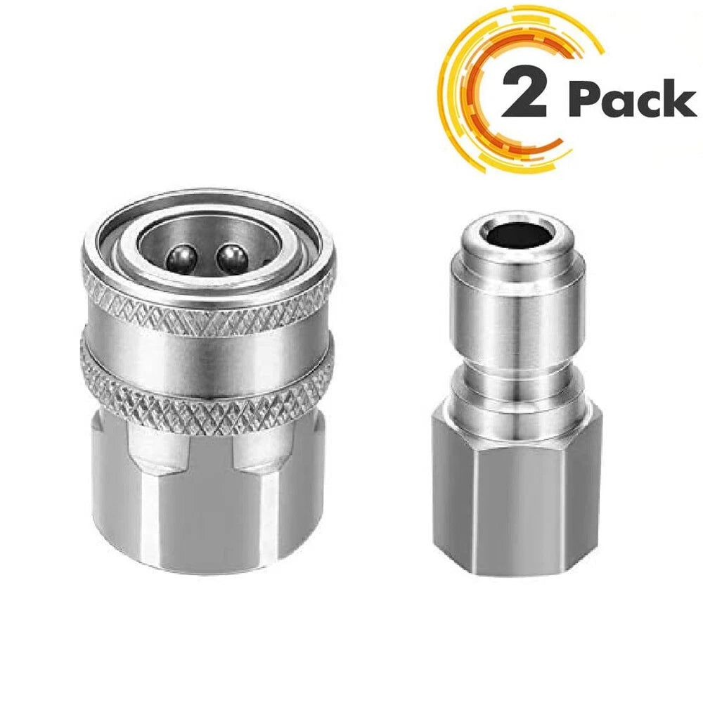 Pressure Washer Adapter Set Coupler Quick Connect Pressure Washer Couple