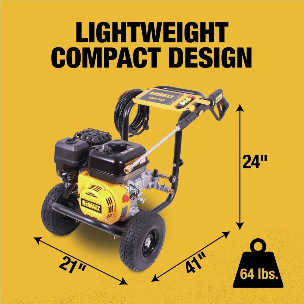 DEWALT 61147S 3300 PSI 2.4 GPM Cold Water Gas Pressure Washer New