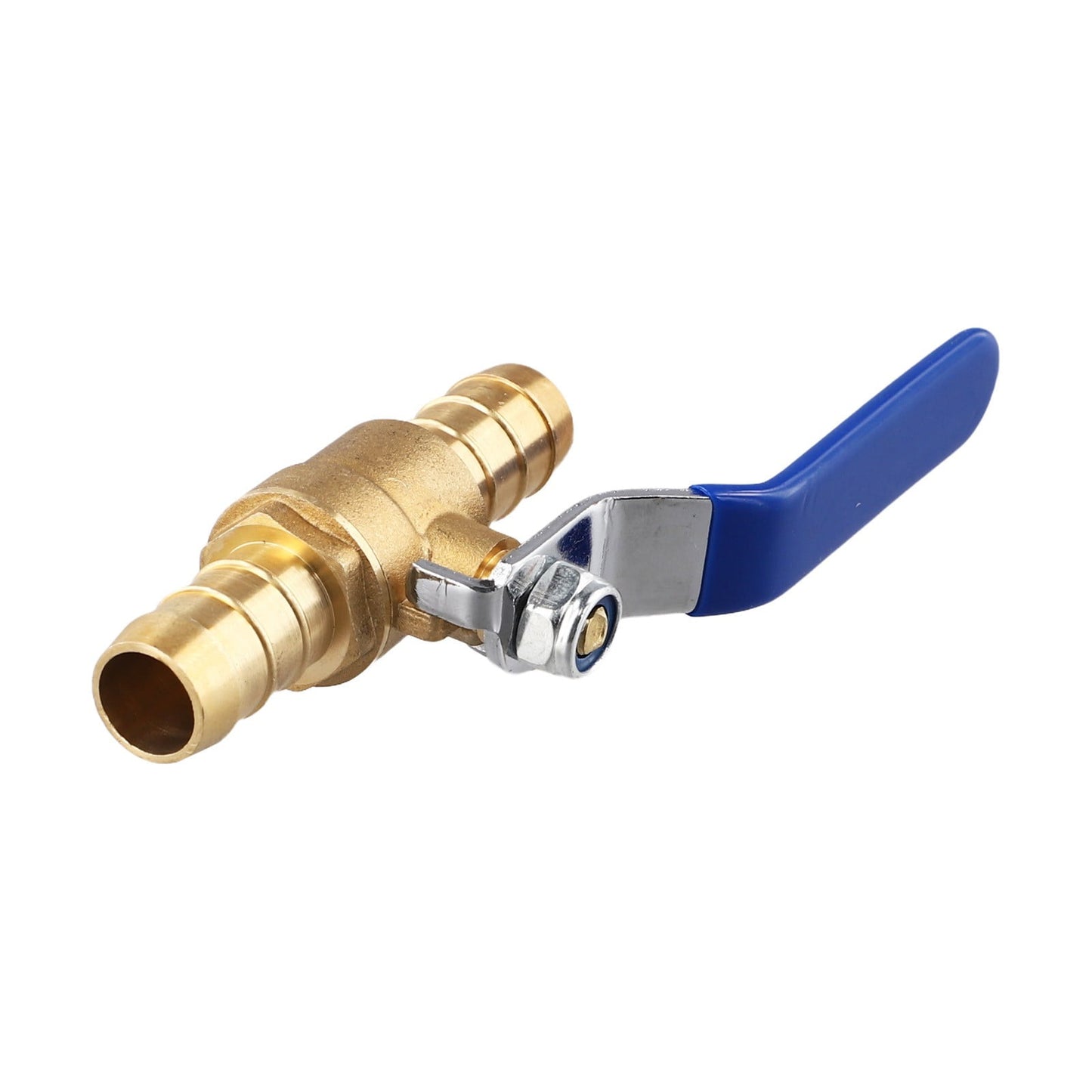 Brass Hose Barb Ball Valve Kit-2Pcs 5/8"Heater Hose Shut off Valve with Stainle