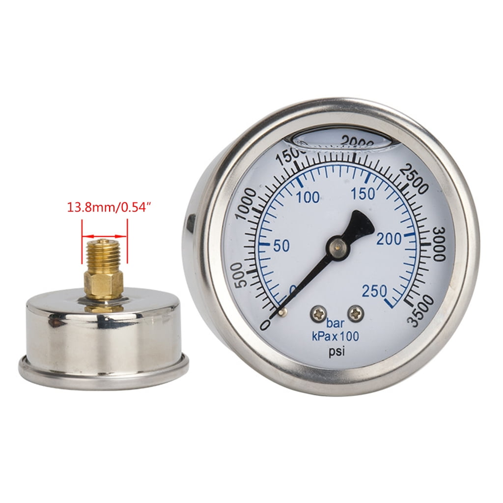 Yokua Pressure Washer Gauges 3500psi Quick Connect Pressure Gauges for Power Washer