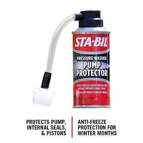 STA-BIL Pump Protector - Protects Pressure Washer Pumps, Anti-Freeze & Lubricant, 4 Ounces (22007)