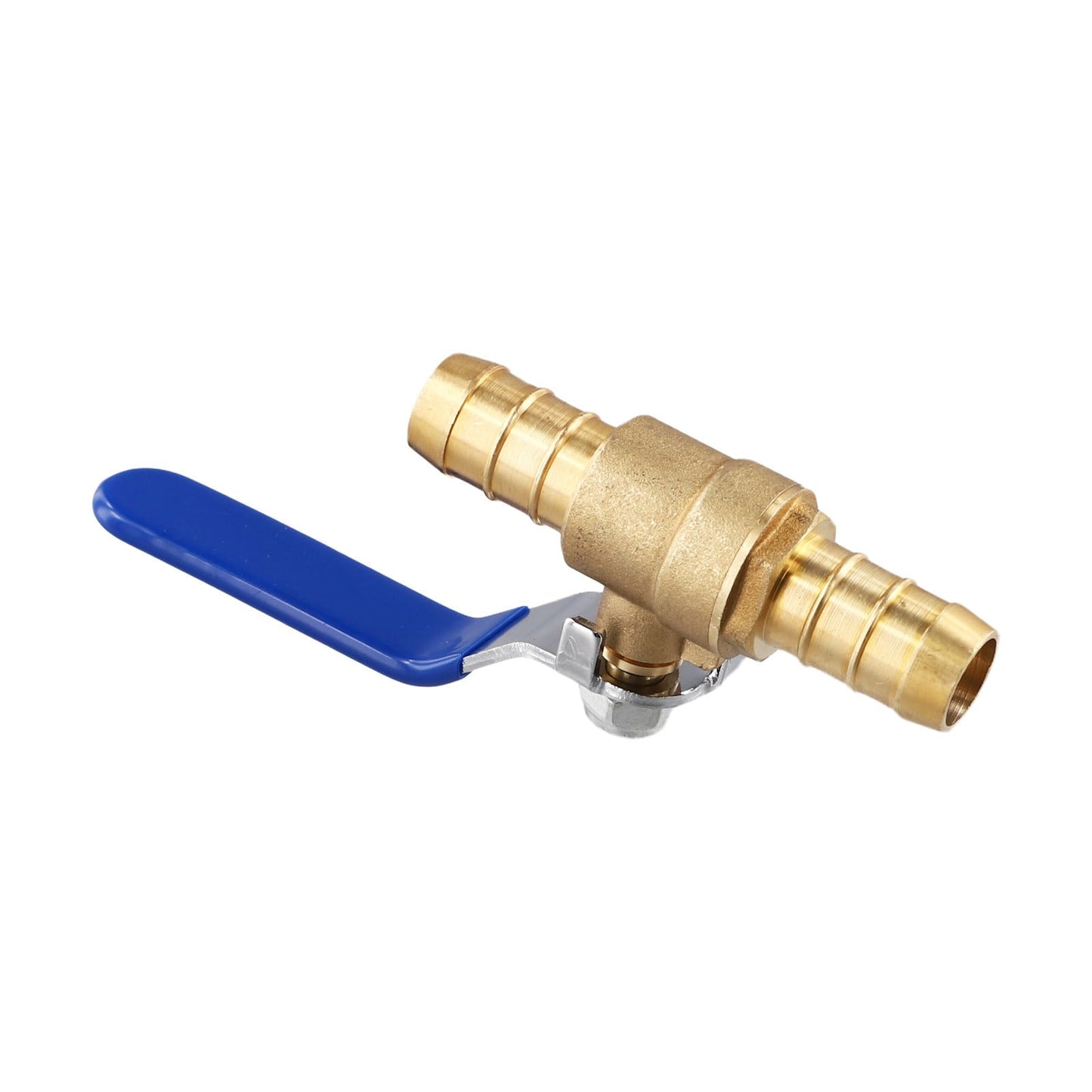 Brass Hose Barb Ball Valve Kit-2Pcs 5/8"Heater Hose Shut off Valve with Stainle