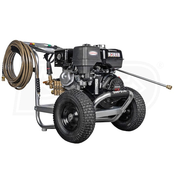 Simpson Industrial Series IS61028 4400 PSI (Gas - Cold Water) Pressure Washer w/ AAA Pump & Honda GX390 Engine