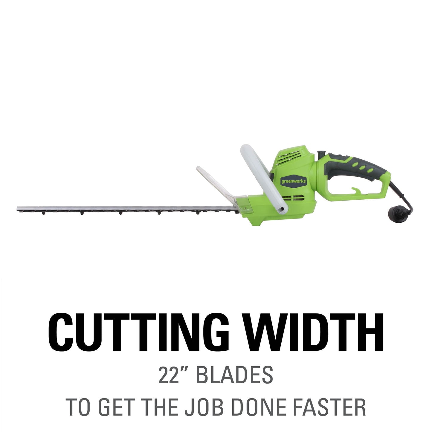Greenworks 4 Amp 22" Corded Electric Hedge Trimmer 22122