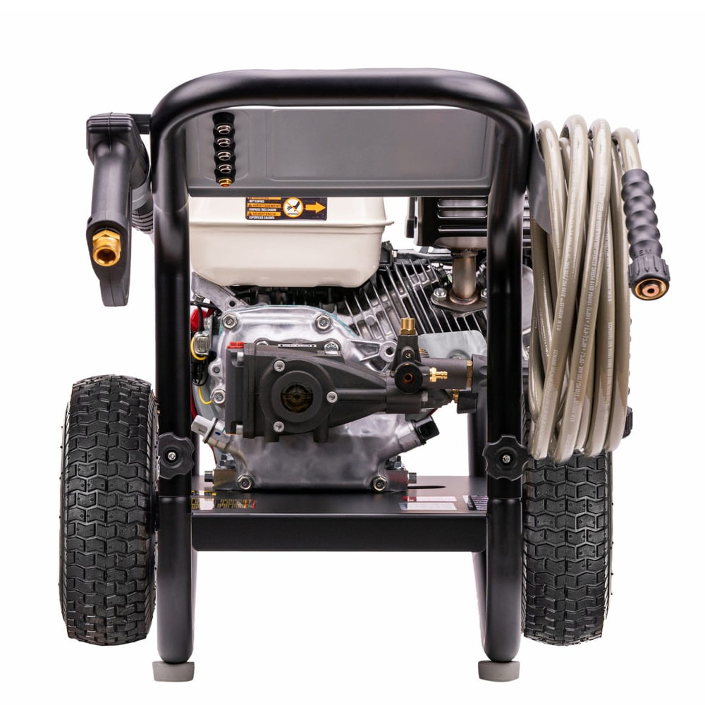 Simpson Powershot 3600 Psi at 2.5 GPM HONDA® GX200 with Triplex Pump Cold Water Professional Gas Pressure Washer, 0 Voltage