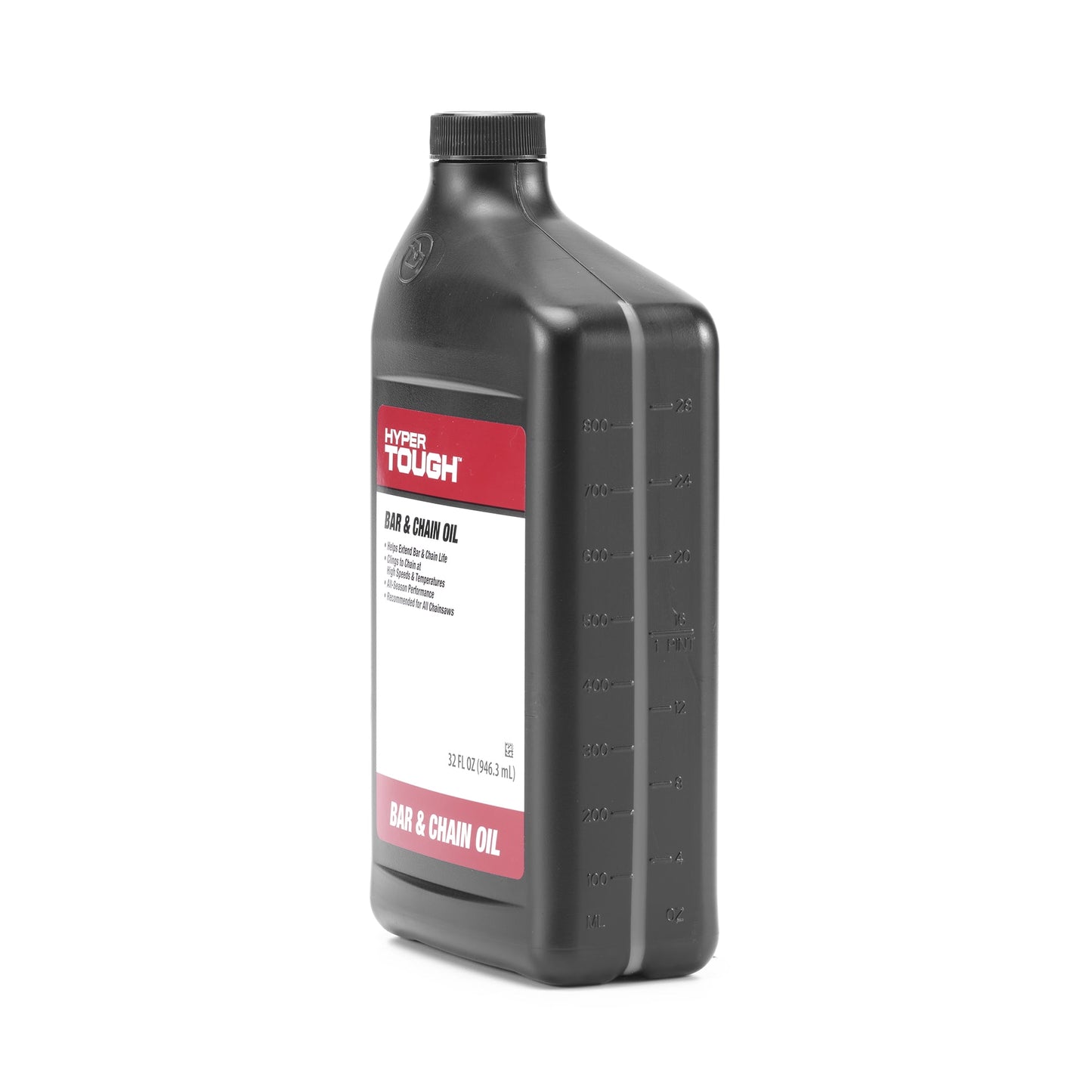 Hyper Tough (Hyper Tough Oils HT1QBC) Bar and Chain Oil Liquid, 32 fl oz Bottle - Black (1 Pack)