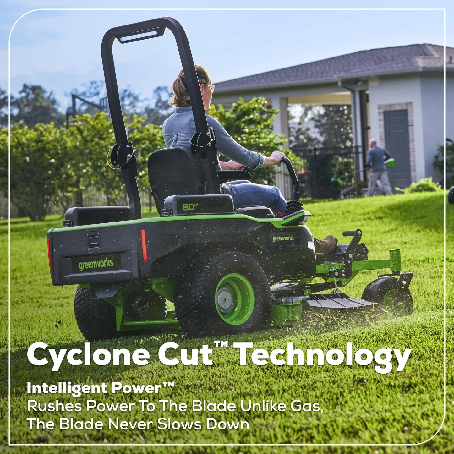 80V 54" MaximusZ Zero Turn Riding Mower with (2) 16.0 Ah & (4) 4.0 Ah Batteries and 1.5kW Charger
