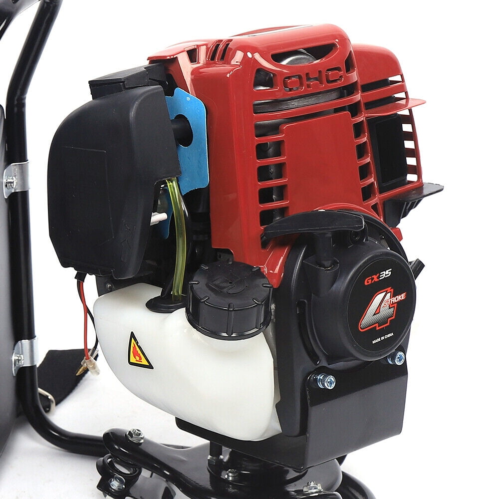CNCEST 1.4HP 4Stroke Backpack Cultivator Tiller Lawn Mower Hedge Trimmer Brush Cutter
