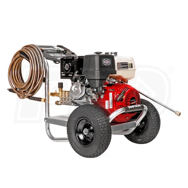 Simpson Professional ALH4240 4200 PSI (Gas - Cold Water) Aluminum Frame Pressure Washer w/ CAT Pump & Honda GX390 Engine