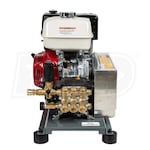 BE Power Equipment Professional 3200 PSI (Gas - Cold Water) Belt-Drive Skid Pressure Washer w/ Comet Pump & Honda GX390 Engine