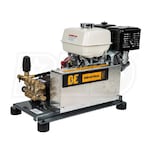 BE Power Equipment Professional 3200 PSI (Gas - Cold Water) Belt-Drive Skid Pressure Washer w/ Comet Pump & Honda GX390 Engine