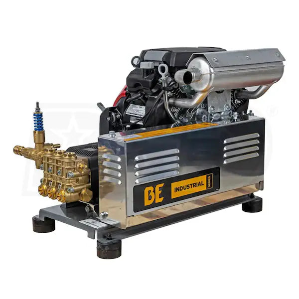 BE Power Equipment Professional 4200 PSI (Gas - Cold Water) Belt-Drive Skid Pressure Washer w/ AR Pump & Honda GX690 Engine