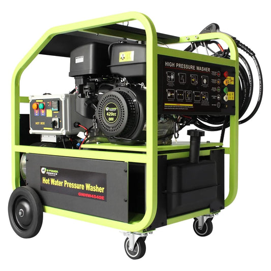 G-Power America GNHW4540E 4500PSI & 4.0GPM Hot Water Pressure Washer with Diesel Burner