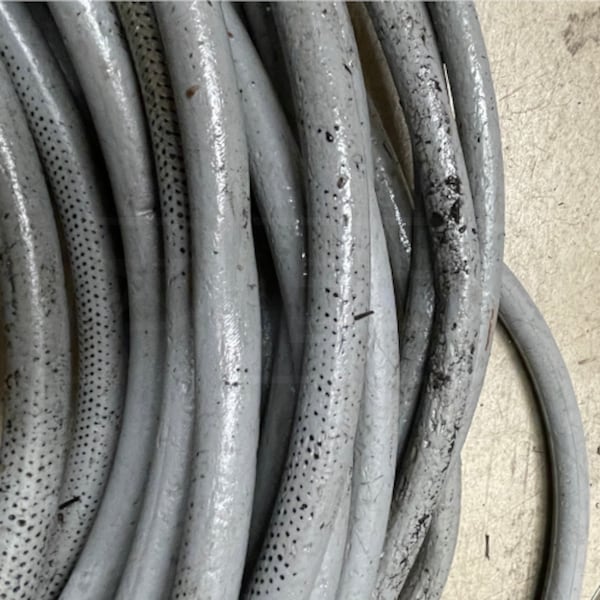 Hover to zoom BE Power Equipment 100-Foot (3/8") 4000 PSI Gray Non-Marking High Pressure Hose w/ Quick Connectors (Hot/Cold Water)