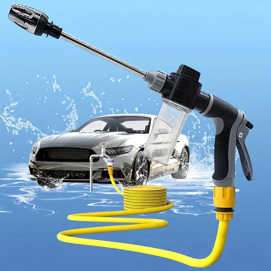 Portable High-Pressure Garden Watering Gun – 1900 PSI Power Washer Wand Sprayer for Car Wash, Yard, Lawn & Outdoor Cleaning