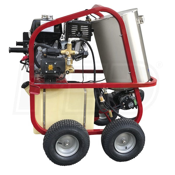 Hot2Go SH Series Professional 4000 PSI (Gas - Hot Water) Pressure Washer w/ AR Pump & Honda GX390 Electric Start Engine & Steam