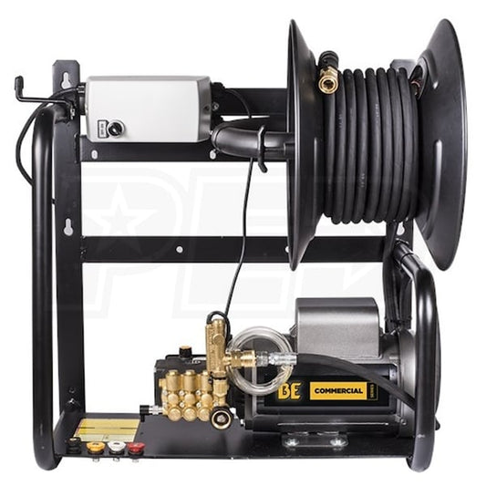 BE Power Equipment Professional 1500 PSI (Electric - Cold Water) Wall Mount Pressure Washer w/ Auto Stop-Start