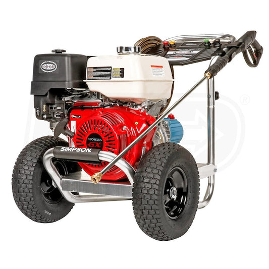 Simpson Professional ALH4240 4200 PSI (Gas - Cold Water) Aluminum Frame Pressure Washer w/ CAT Pump & Honda GX390 Engine