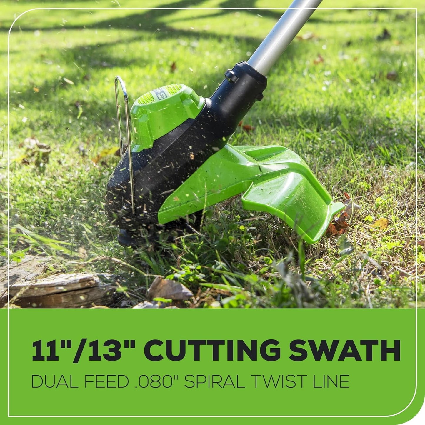 Greenworks 60V 17" Brushless (Push) Mower + 60V 13" String Trimmer, 4.0Ah Battery and 3A Charger