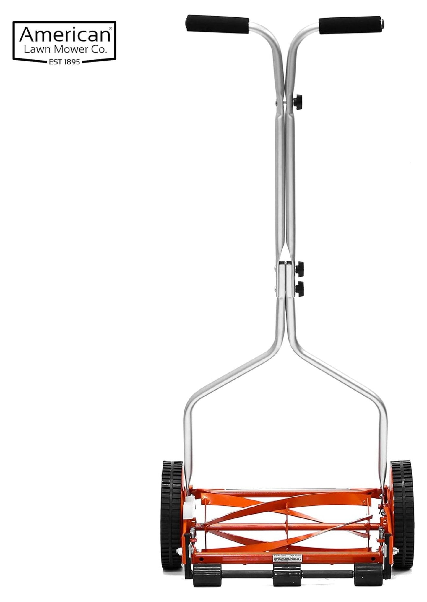 1204-14 14-Inch 4-Blade Push Reel Lawn Mower, Red