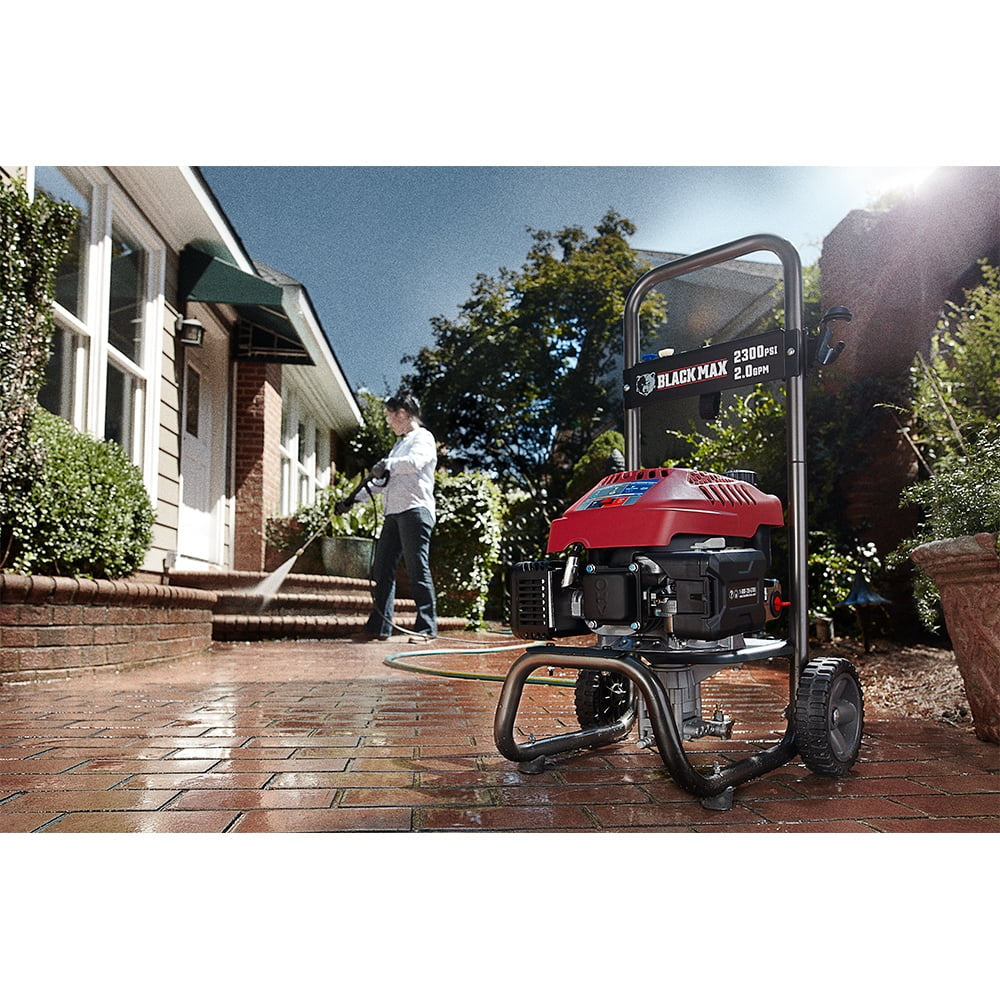 Black Max 2300 PSI Gas Pressure Washer, 160cc OHV Engine