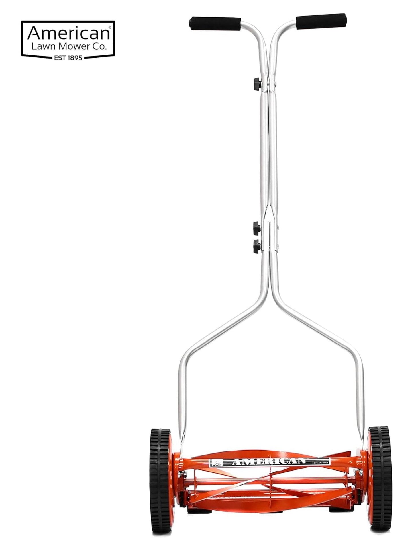 1204-14 14-Inch 4-Blade Push Reel Lawn Mower, Red