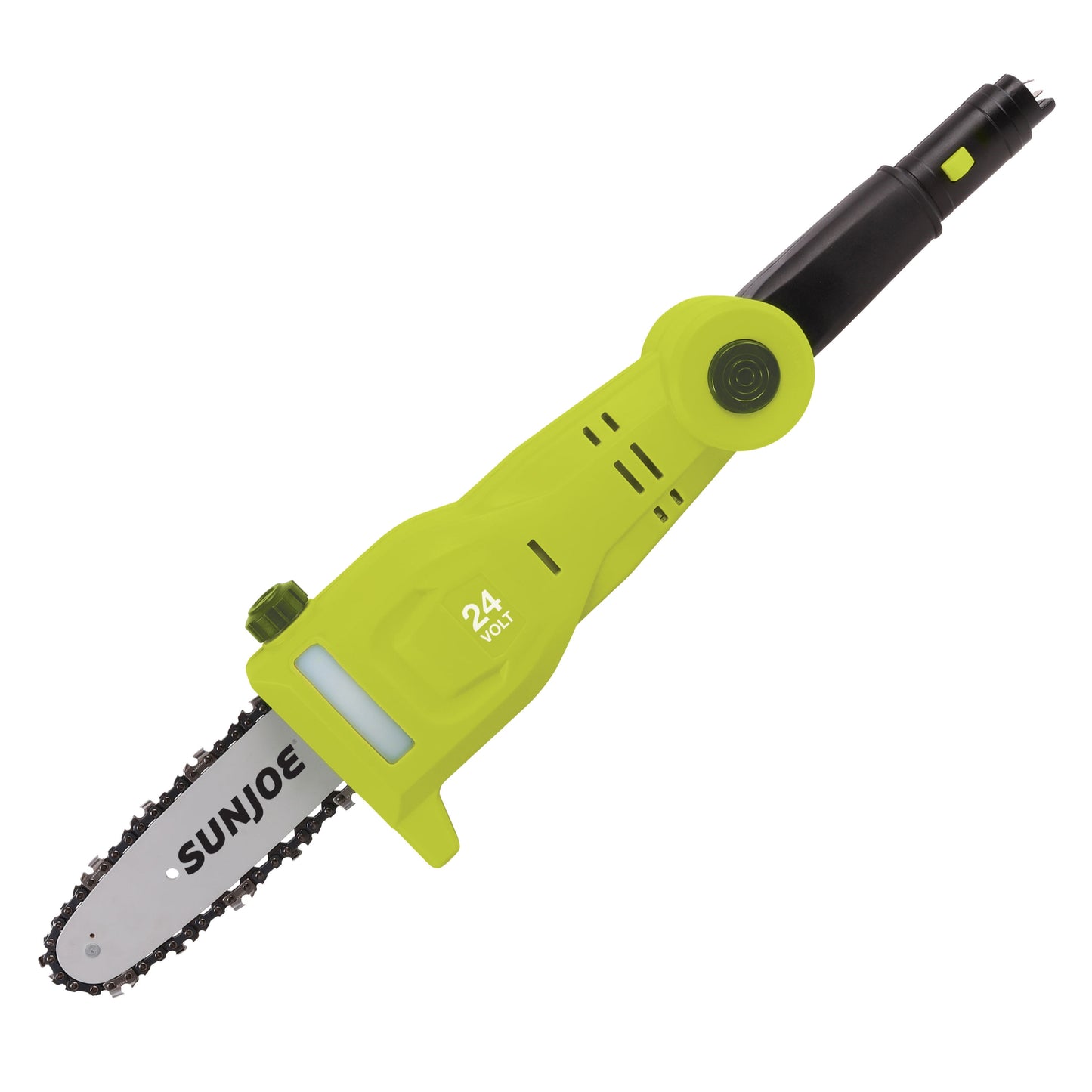 Sun Joe 24V Cordless 3-in-1 Hedge Trimmer + Pole Saw + Leaf Blower Yard Care Multi-Tool, 2.0-Ah Battery & Charger