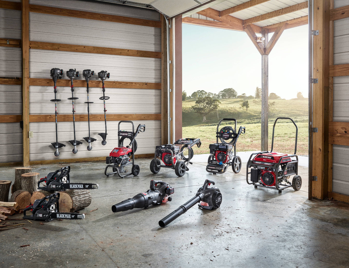 Black Max 2300 PSI Gas Pressure Washer, 160cc OHV Engine