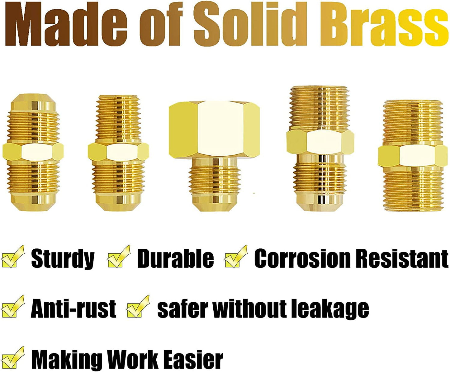 20Ft High Pressure Braided Propane Hose Extension with Fittings -Conversion Coupling includes 3/8" Flare to 1/2" Female NPT, 1/4" Male NPT, 3/8" Ball Valve Switch for BBQ Grill, Fire Pit Heater