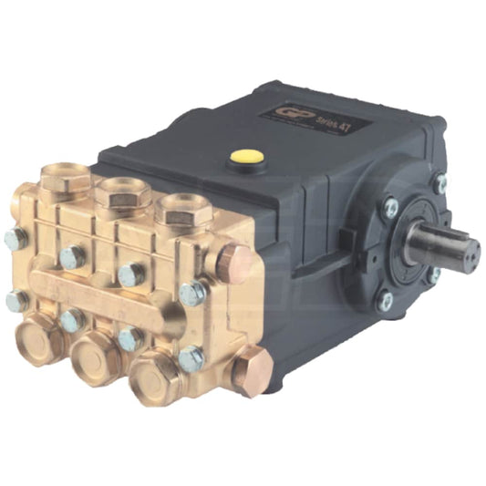 Hover to zoom General Pump 47 Series 3500 PSI 4.0 GPM (Solid Shaft) Triplex Pressure Washer Pump (Belt Drive)