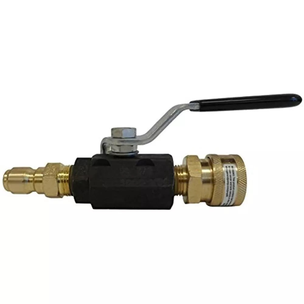 3/8" Carbon Steel Ball Valve Kit for Power Pressure Washers 3000-4000 PSI 4 GPM