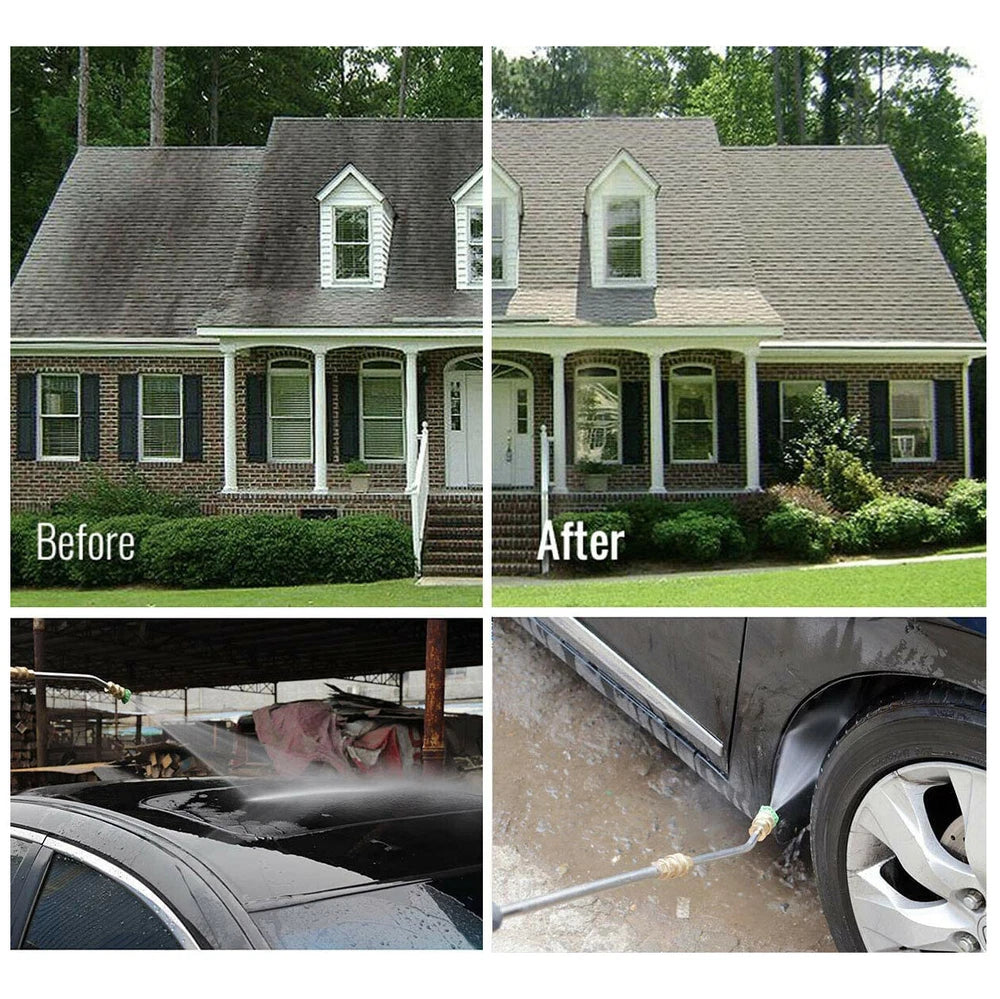 High Pressure Washer Extension Wand Replace Lance Gutter Cleaner Nozzle 4000PSI