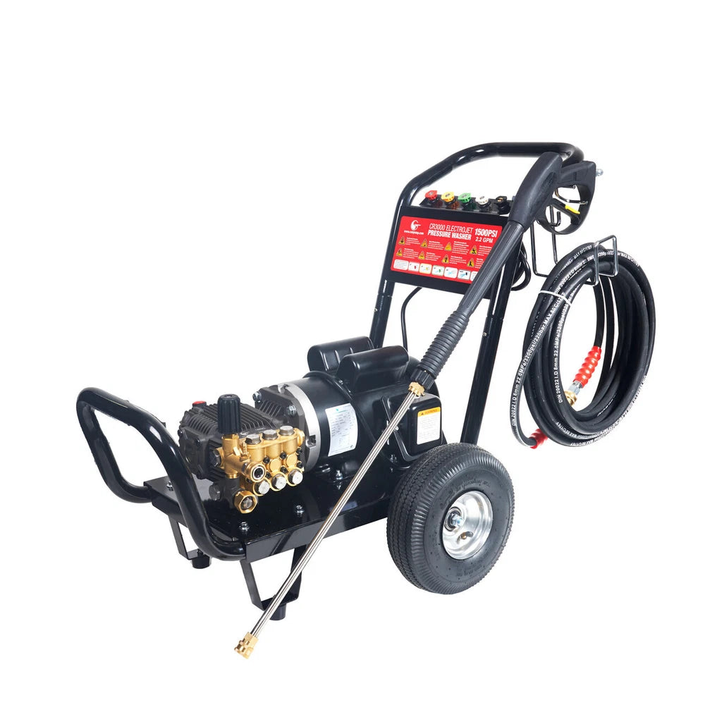 Canpump Electrojet CR3000: 2 HP Electric Pressure Washer 115V with TSS