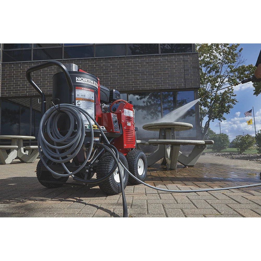 NorthStar Hot Water Pressure Washer with Wet Steam, 3000 PSI, 4 GPM, NorthStar
