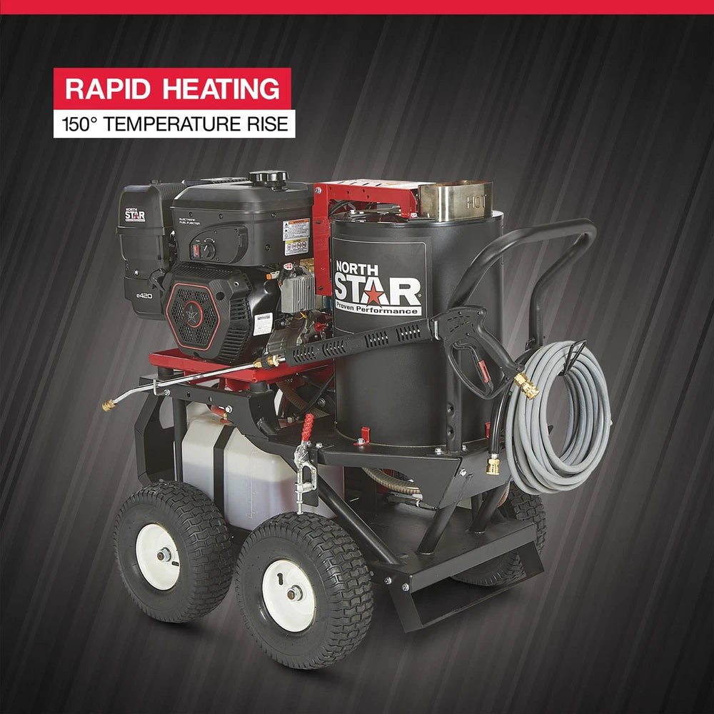 NorthStar Hot Water Pressure Washer with Wet Steam, 3000 PSI, 4 GPM, NorthStar