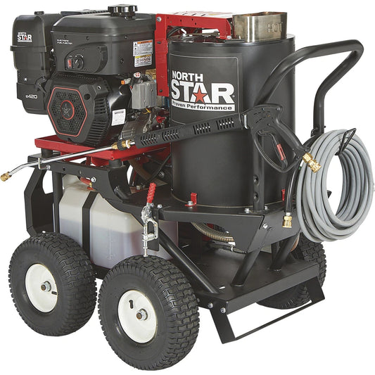 NorthStar Hot Water Pressure Washer with Wet Steam, 3000 PSI, 4 GPM, NorthStar